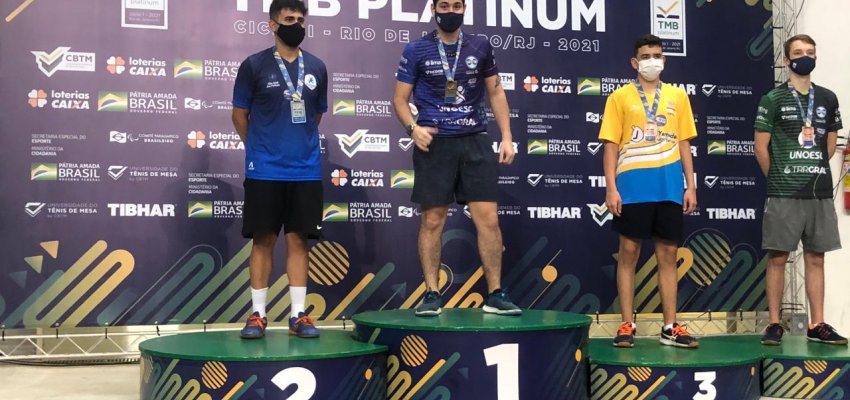 T&ecirc;nis de Mesa de Chapec&oacute; conquista t&iacute;tulo nacional no Rio de Janeiro