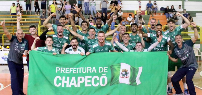 Vôlei de Chapecó é campeão da Superliga C