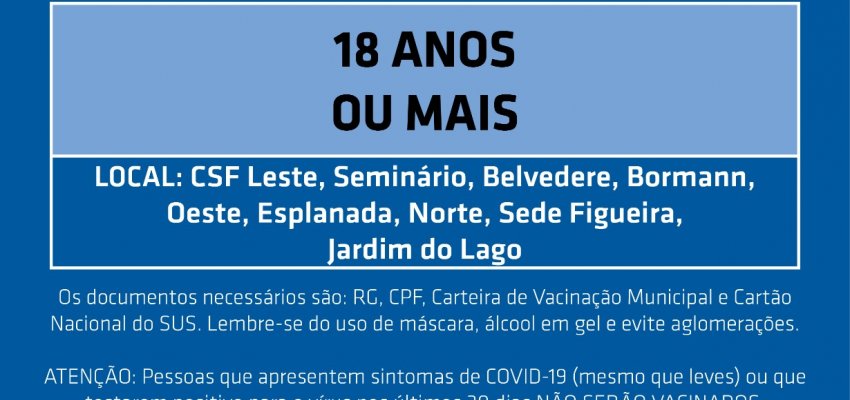 Chapecó recebe nova remessa de vacina contra a Covid