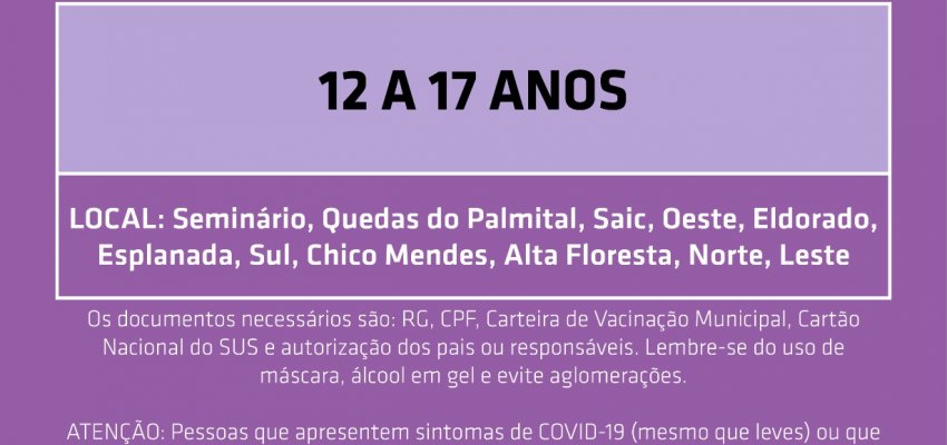 Vacina: agendamento reaberto para adolescentes; segunda dose ampliada