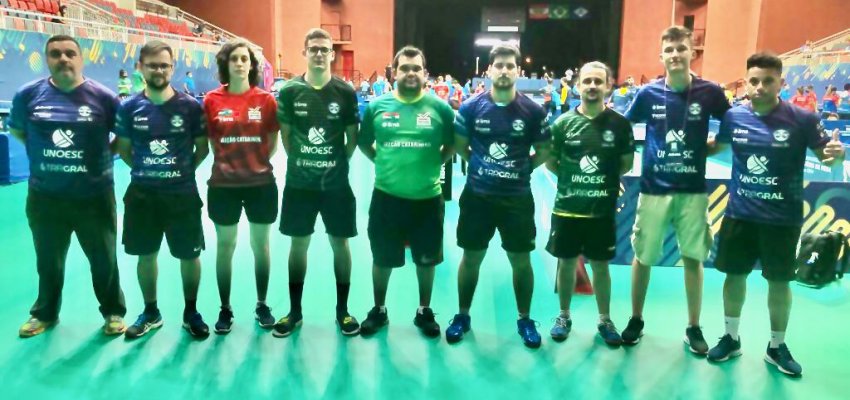 Tênis de Mesa de Chapecó disputa Campeonato Brasileiro