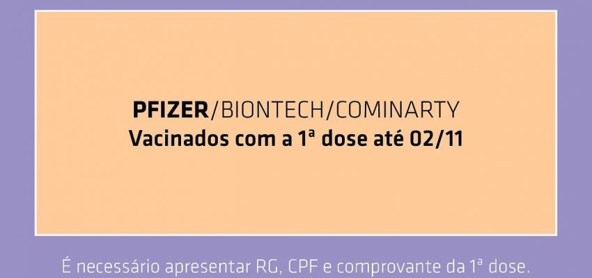 Vacina: anunciadas atualizações e novas datas para segunda dose