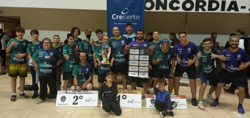 T&ecirc;nis de Mesa de Chapeco &eacute; campe&atilde;o do 1&ordm; Circuito Oeste