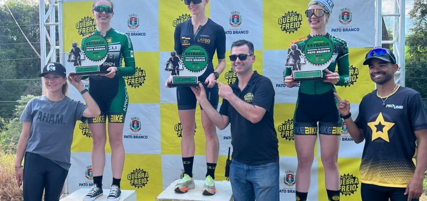 Ciclistas de Chapecó são destaque no Paraná