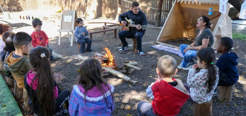 CEIM Esperan&ccedil;a trabalha os quatro elementos da natureza
