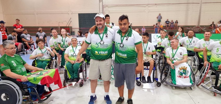 Chapec&oacute; &eacute; Tri-Vice no Campeonato Brasileiro de Handebol em cadeira de rodas