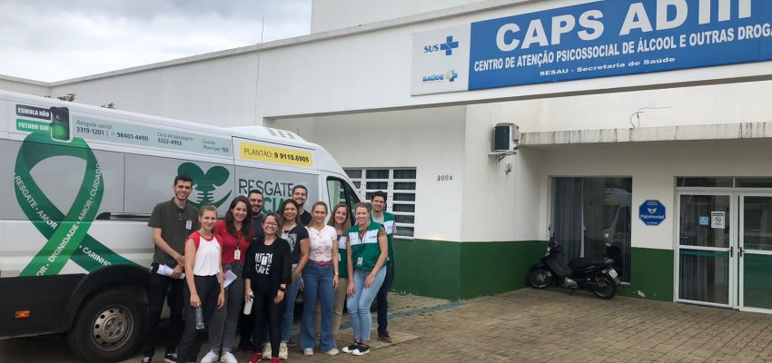 Resgate Social e CAPS AD realizam a&ccedil;&atilde;o intersetorial sobre depend&ecirc;ncia qu&iacute;mica