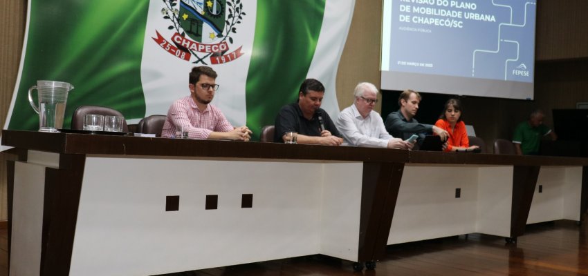 Estudo de Mobilidade aponta 358 mil viagens por dia em Chapecó