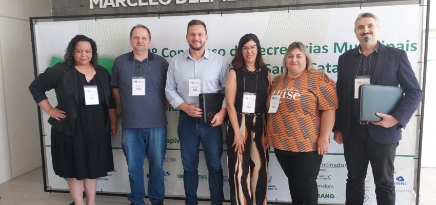 Chapec&oacute; participa do 8&ordm; Congresso de Secretarias Municipais de Sa&uacute;de de SC