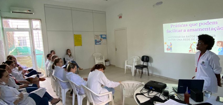 Profissionais de sa&uacute;de de Chapec&oacute; s&atilde;o capacitados sobre amamenta&ccedil;&atilde;o