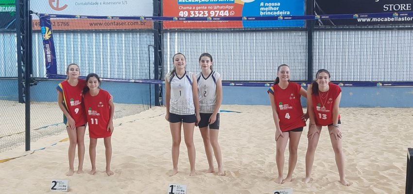 V&ocirc;lei de Praia define campe&otilde;es dos JESC 12 a 14 anos