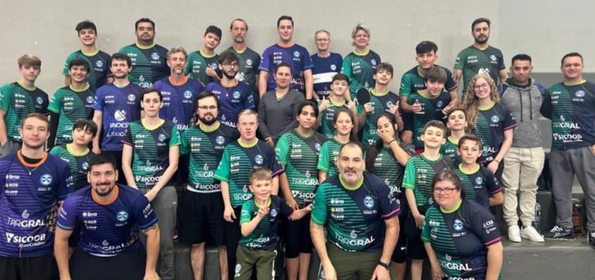 Chapec&oacute; &eacute; campe&atilde; da primeira etapa da Liga Oeste de T&ecirc;nis de Mesa