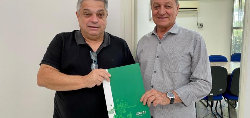 Prefeito busca patroc&iacute;nio para a Efapi junto ao Governo do Estado