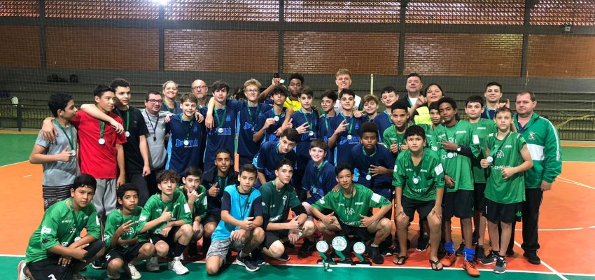 Col&eacute;gio Marista fica com o t&iacute;tulo do Handebol Masculino dos JESC 12 a 14 anos
