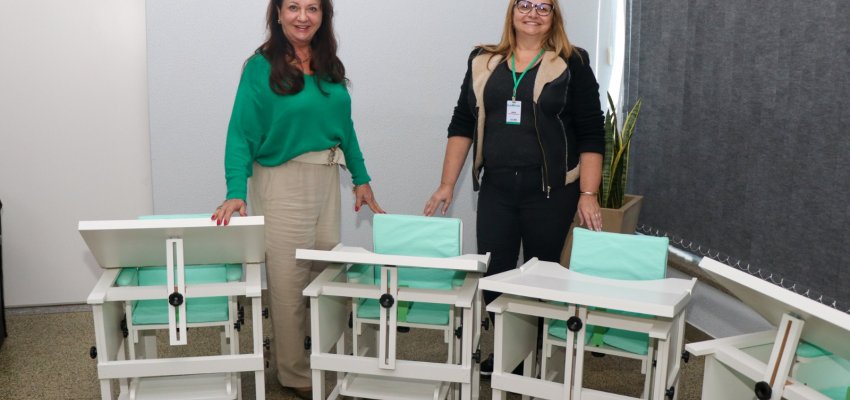 Educa&ccedil;&atilde;o adquire mais um lote de mesas e cadeiras para crian&ccedil;as inclu&iacute;das