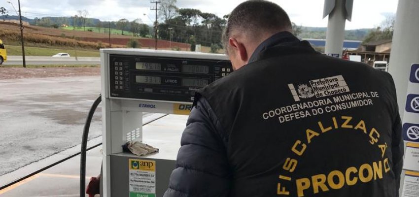Procon de Chapec&oacute; divulga pesquisa de pre&ccedil;os dos combust&iacute;veis