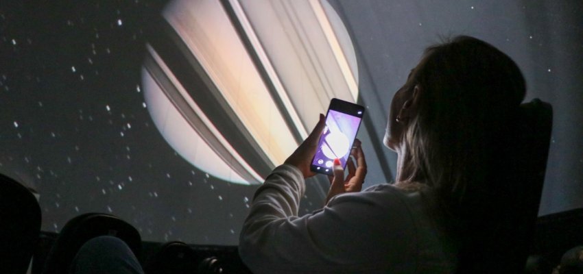Alunos da rede municipal de Chapec&oacute; fazem viagem de estudos ao Planet&aacute;rio da UDESC