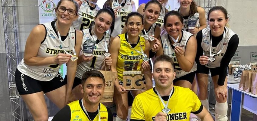 Voleibol de Chapec&oacute; fica em segundo lugar em competi&ccedil;&atilde;o no RS