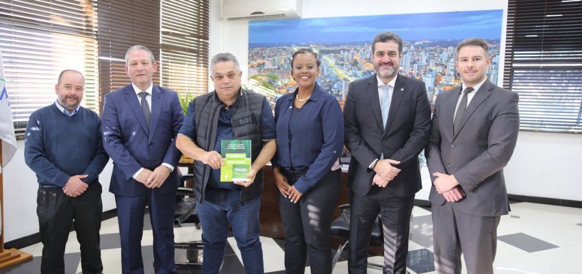 Prefeito de Chapecó recebe Presidente da Associação Nacional dos Procuradores Municipais