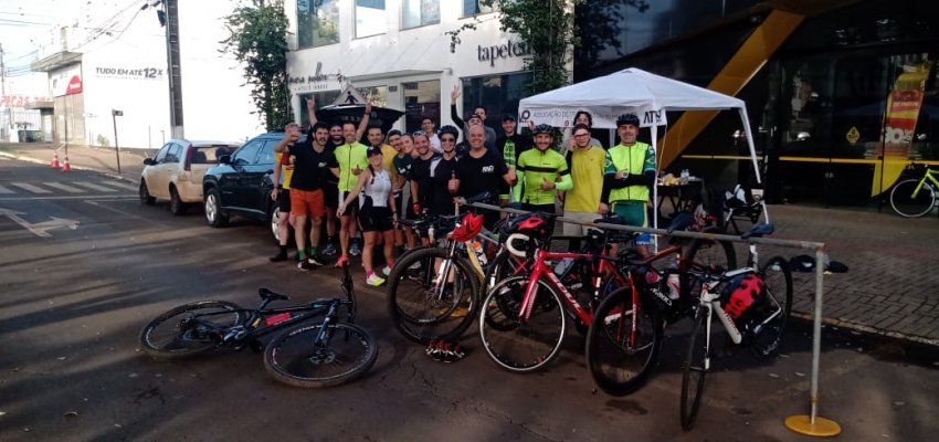 Associa&ccedil;&atilde;o de Triathlon do Velho Oeste participa do Pedala Chapec&oacute;