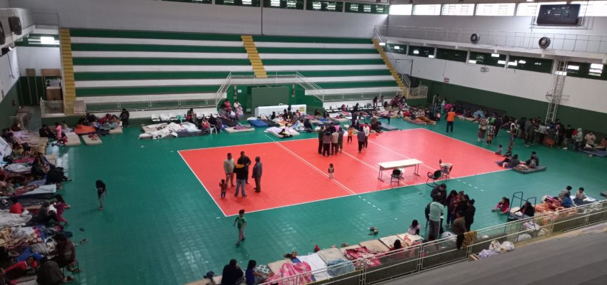 Prefeitura acolhe mais de 200 ind&iacute;genas da Aldeia Kond&aacute; que pediram abrigo