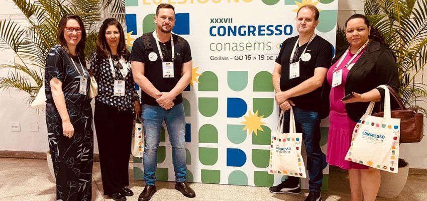 Chapec&oacute; participa do XXXVII Congresso Conasems em Goi&acirc;nia