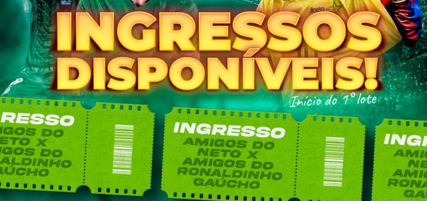 Inicia a venda de ingressos para o Jogo das Estrelas