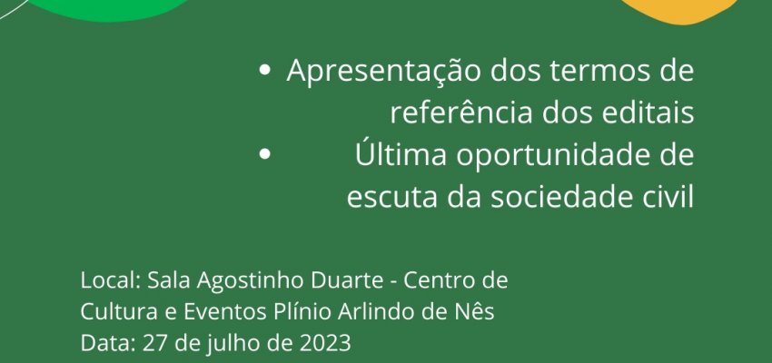 Funda&ccedil;&atilde;o Cultural de Chapec&oacute; realiza a &uacute;ltima Audi&ecirc;ncia P&uacute;blica da Lei Paulo Gustavo