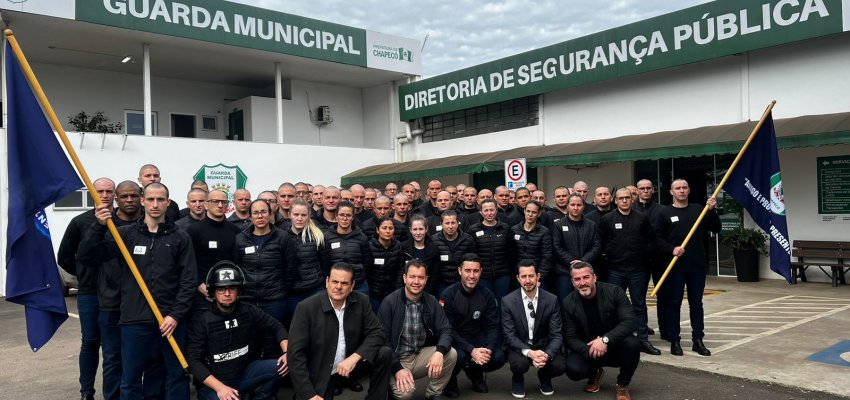 Diretoria de Seguran&ccedil;a P&uacute;blica de Chapec&oacute; recebe comitiva de Araquari