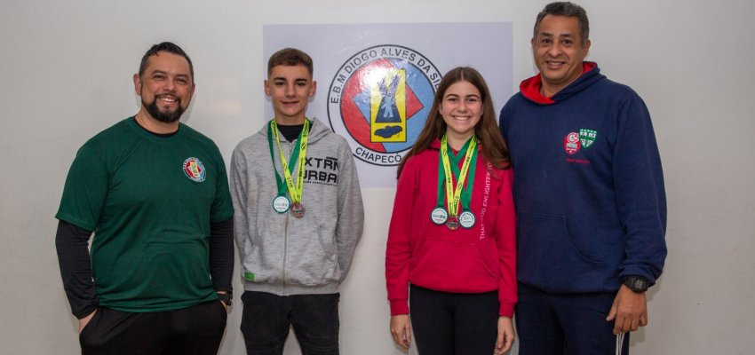 Estudantes da EBM Diogo Alves da Silva conquistam medalhas no JESC