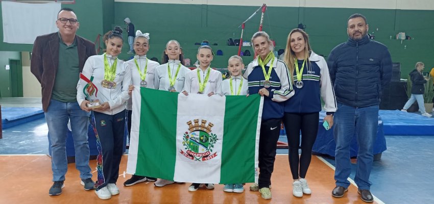 Gin&aacute;stica Art&iacute;stica &eacute; vice-campe&atilde; dos Joguinhos Abertos de SC
