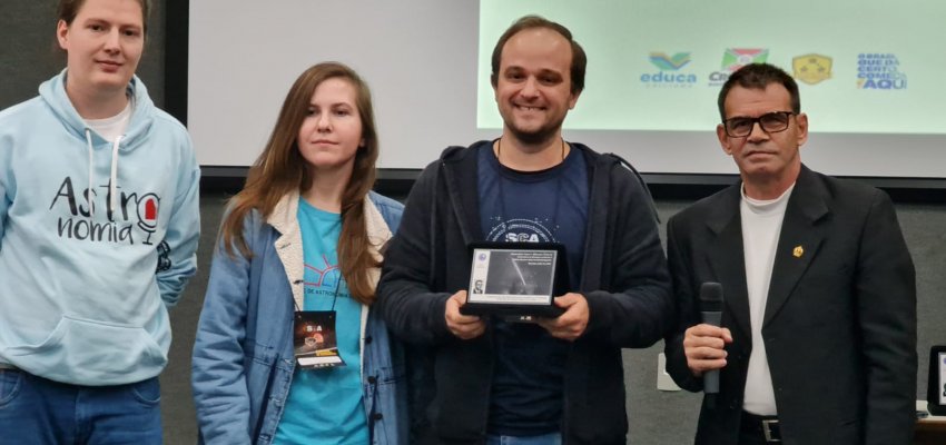 Chapecoenses conquistam pr&ecirc;mio em concurso de astrofotografia