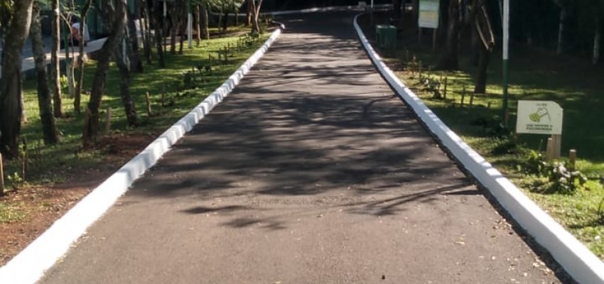 Ecoparque recebe pintura nova