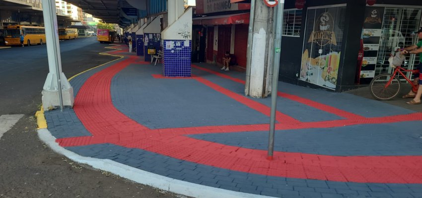 Terminal de Transporte Coletivo recebe limpeza e pintura