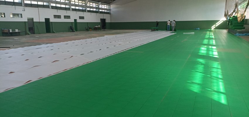 Gin&aacute;sio do Verd&atilde;o recebe melhorias