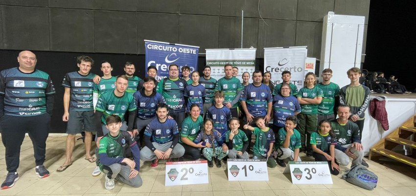 Chapec&oacute; ter&aacute; 24 atletas na 4&ordf; etapa do Circuito Estadual de T&ecirc;nis de Mesa