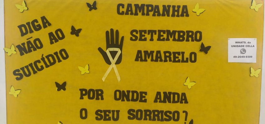Secretaria de Sa&uacute;de de Chapec&oacute; promove a&ccedil;&otilde;es alusivas ao m&ecirc;s de preven&ccedil;&atilde;o ao suic&iacute;dio