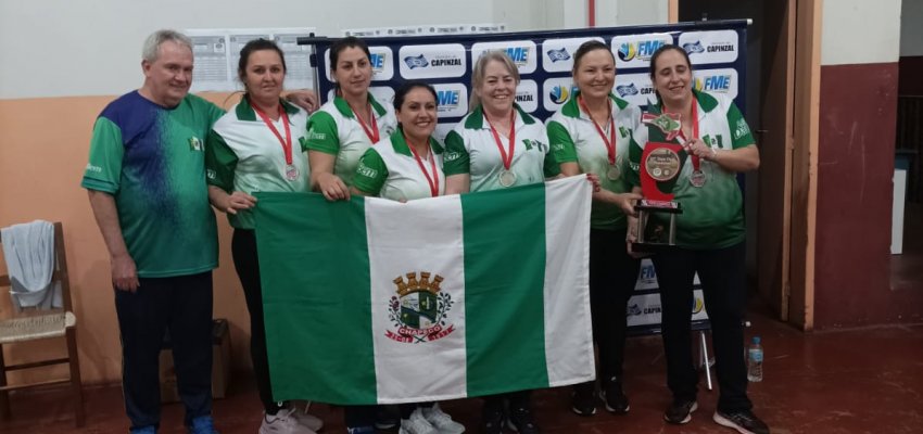 Bocha Feminina de Chapec&oacute; fica vice-campe&atilde; estadual