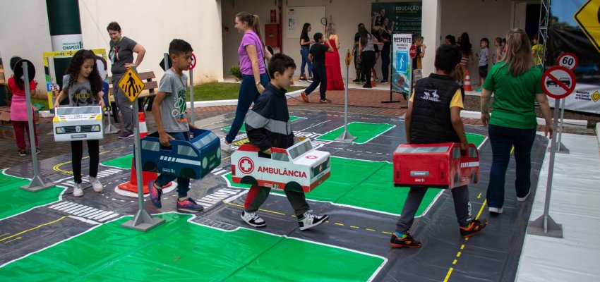 Semana Nacional do Tr&acirc;nsito promove atividades para os alunos da Rede Municipal
