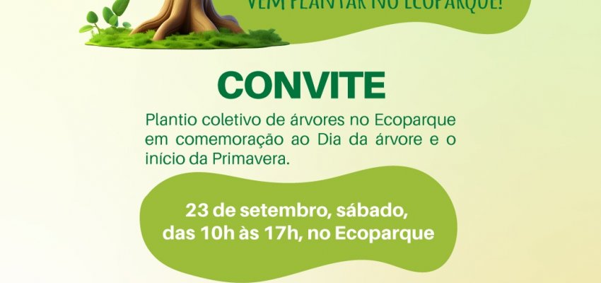 Prefeitura promoverá plantio de espécie nativa no Ecoparque