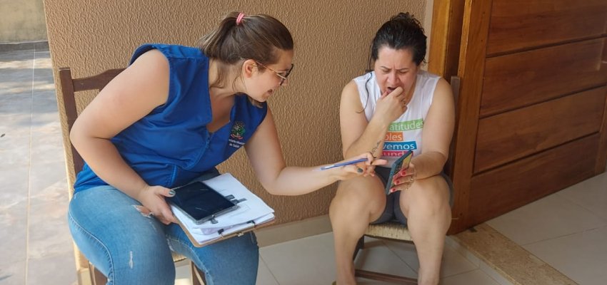 ACS visitam chapecoenses para atualiza&ccedil;&atilde;o de cadastro no SUS