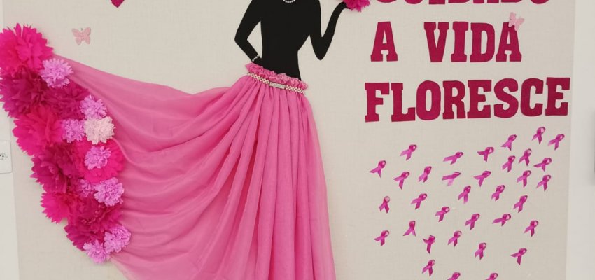OUTUBRO ROSA - Secretaria de Saúde promove atividades para mulheres