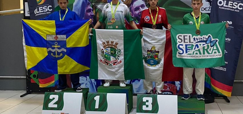 Atletas oriundos do Programa Atleta do Futuro conquistaram 19 medalhas na OLESC