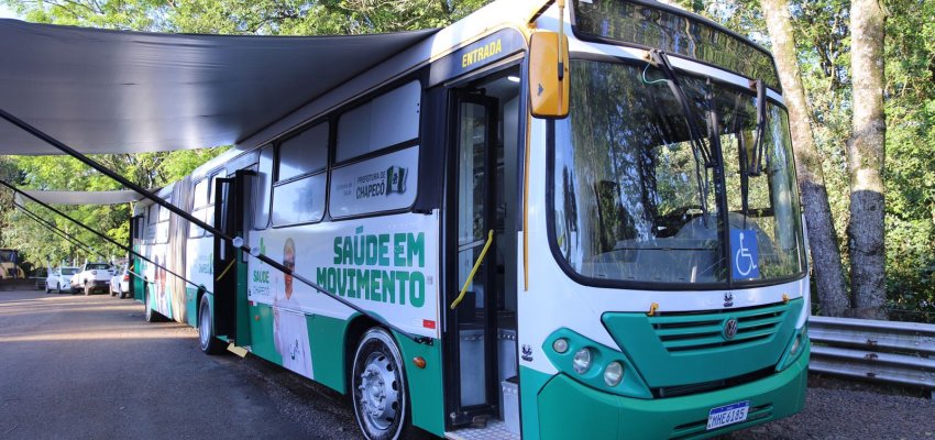Unidade móvel de saúde da Prefeitura é apresentada na Efapi 2023