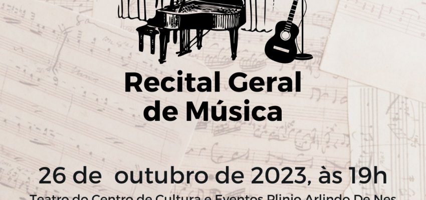 Escola de Artes realiza Recital de Música