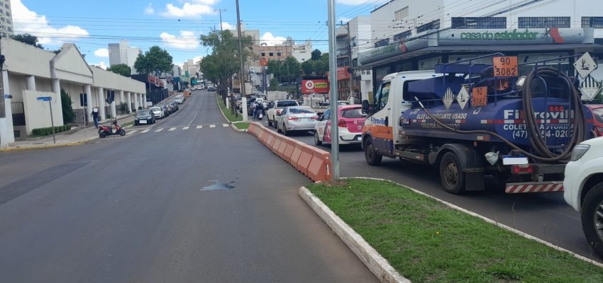 Prefeitura fecha cruzamento da Benjamin com General Osório
