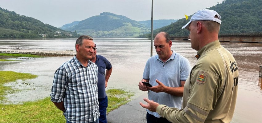 Prefeito em exercício monitora impacto das chuvas em Chapecó