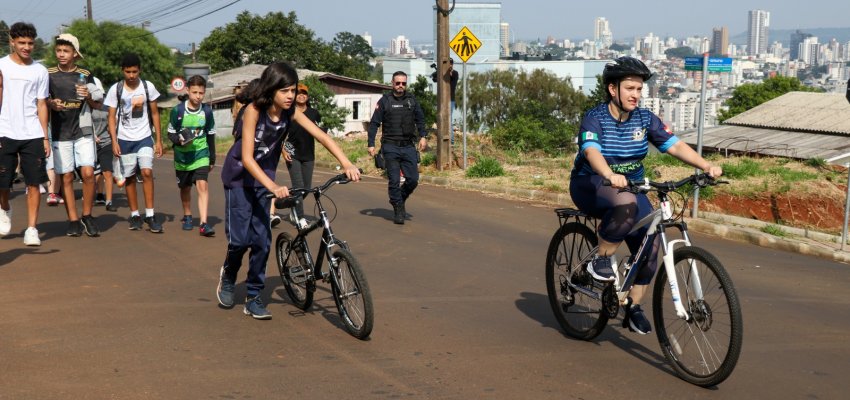 EBM André Marafon realizou IX edição do Projeto Ecopedal e Caminhada Orientada