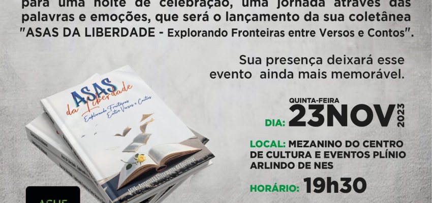 ACHE faz lançamento do livro Asas da Liberdade