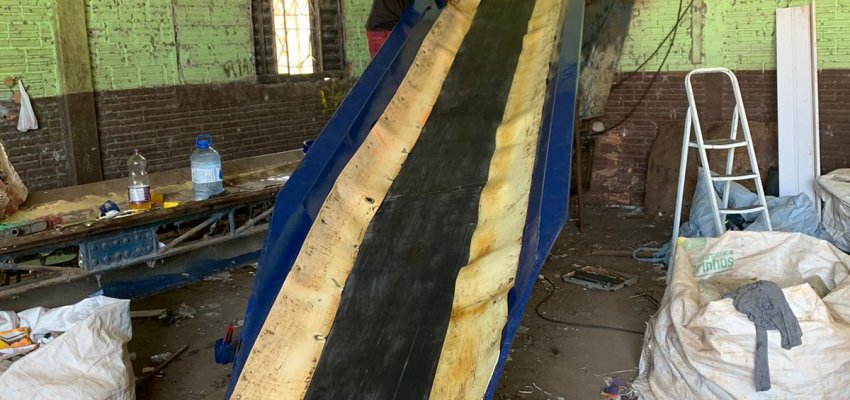 Esteira da Associação AMARLUZ é reformada